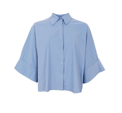 BC Davina Løs Skjorte, Onesize, Støvet Blå